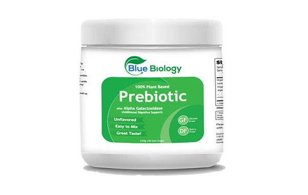 Image of a container of BlueBiology Prebiotic